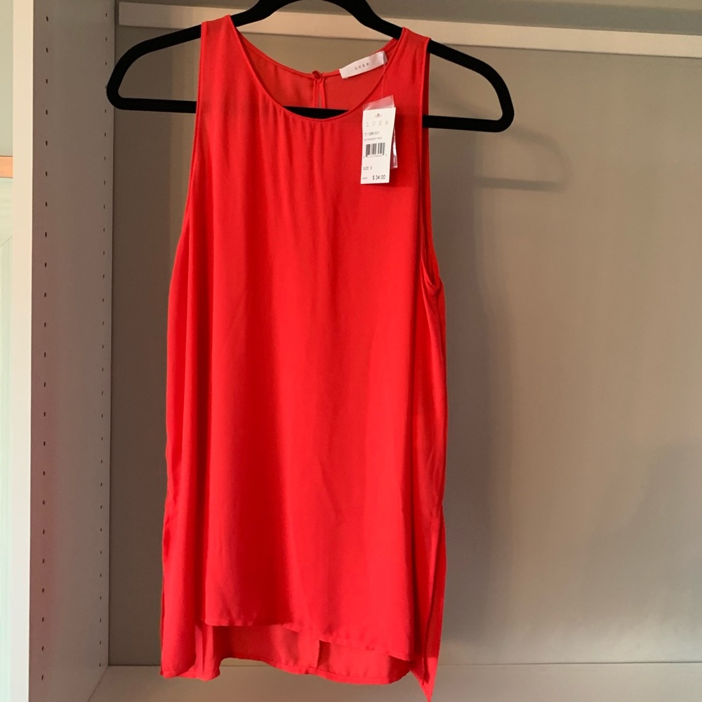 Lush Red Tank Top